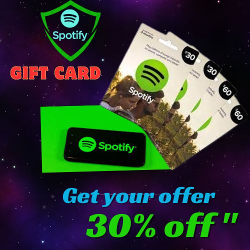 Free New Spotify Gift Card-2024
